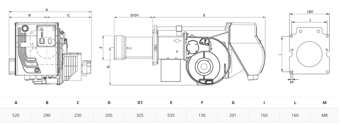 Моноблочные горелки ELCO HO-TRON 0.225